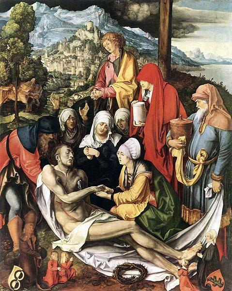 Lamentation for Christ, Albrecht Durer